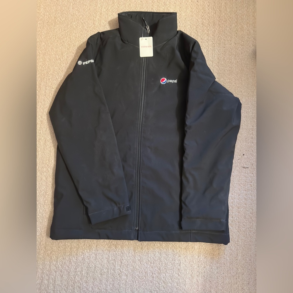 NWT Trimark Pepsi Black Insulated Winter Jacket